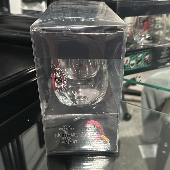 Nightmare Before Christmas Wine Glass and Sock Set - Picture 5 of 6